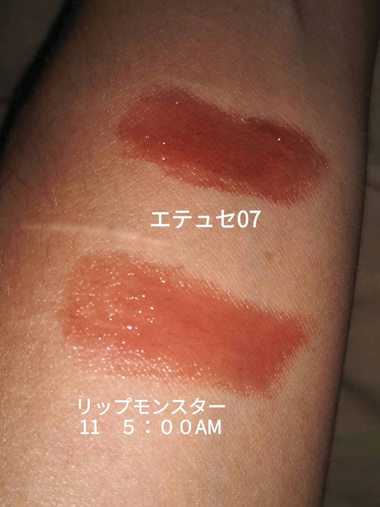 エテュセ リップエディション(ティントルージュ) 07 チョコレートブラウン/ettusais/リップティントを使ったクチコミ（3枚目）