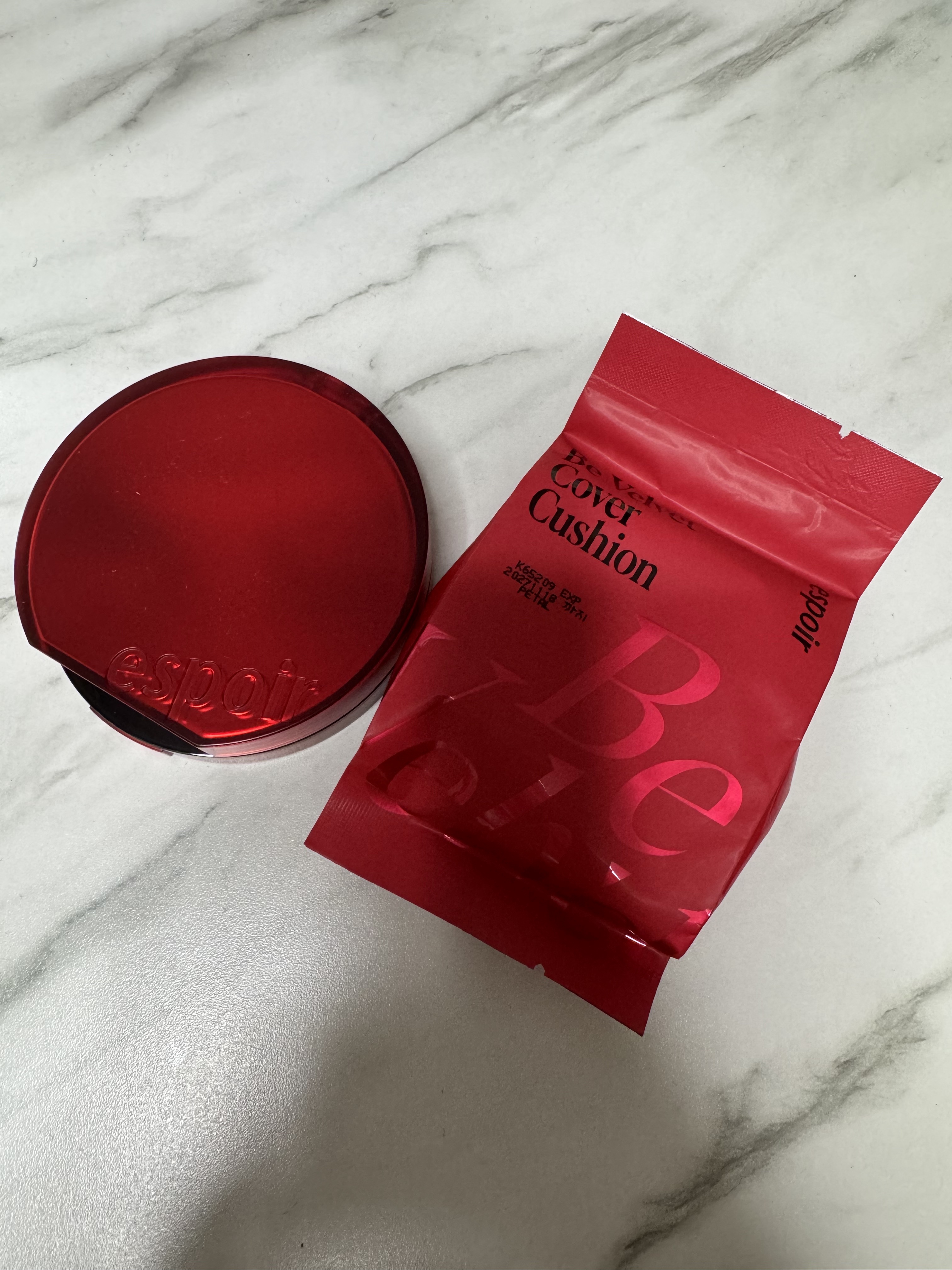 ビーベルベットカバークッション/espoir/クッションファンデーションを使ったクチコミ（1枚目）