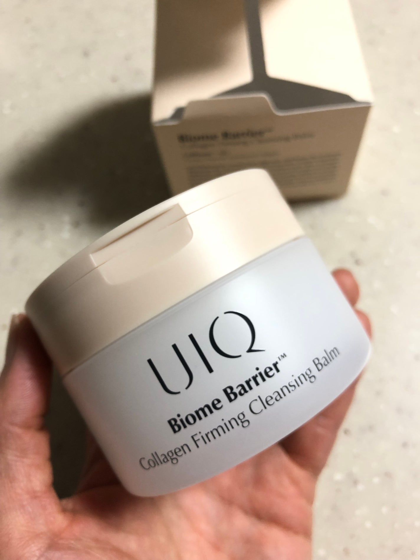 バイオームバリアコラーゲンファーミングクレンジングバーム/UIQ/クレンジングバームを使ったクチコミ(1枚目)