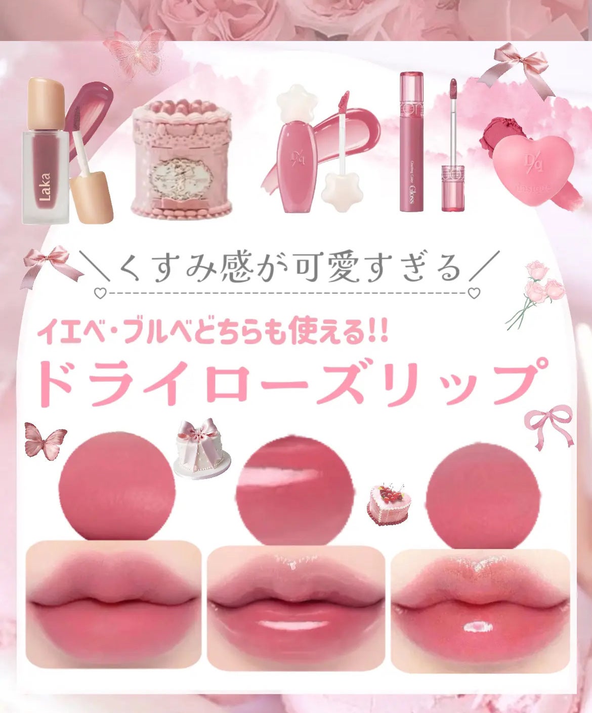 フルーティーグラムティント/Laka/リップティントを使ったクチコミ(1枚目)