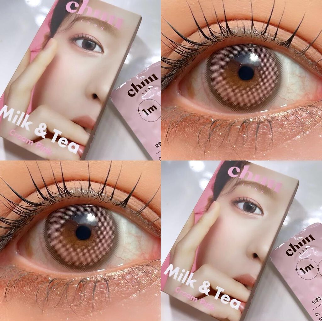chuuLENS Milk&Tea 1day/chuu LENS/ワンデー（１DAY）カラコンを使ったクチコミ（1枚目）
