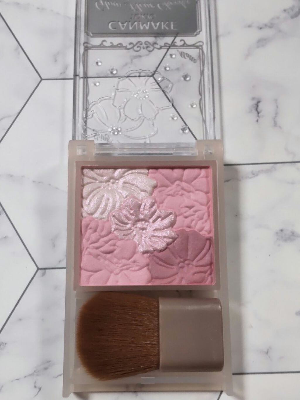 グロウフルールチークス/キャンメイク/パウダーチークを使ったクチコミ（3枚目）