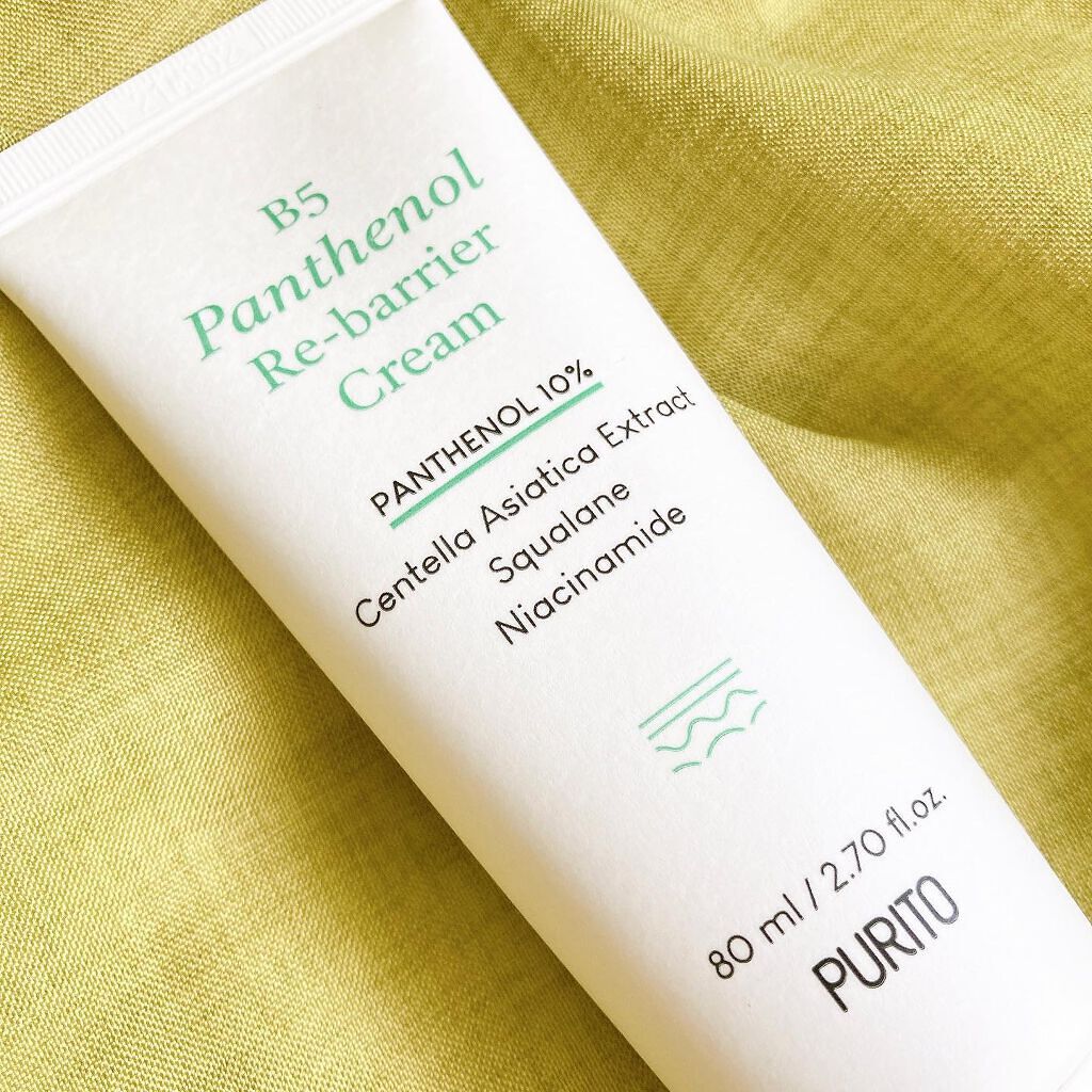 B5パンテノールリバリアクリーム/PURITO/フェイスクリームを使ったクチコミ（2枚目）
