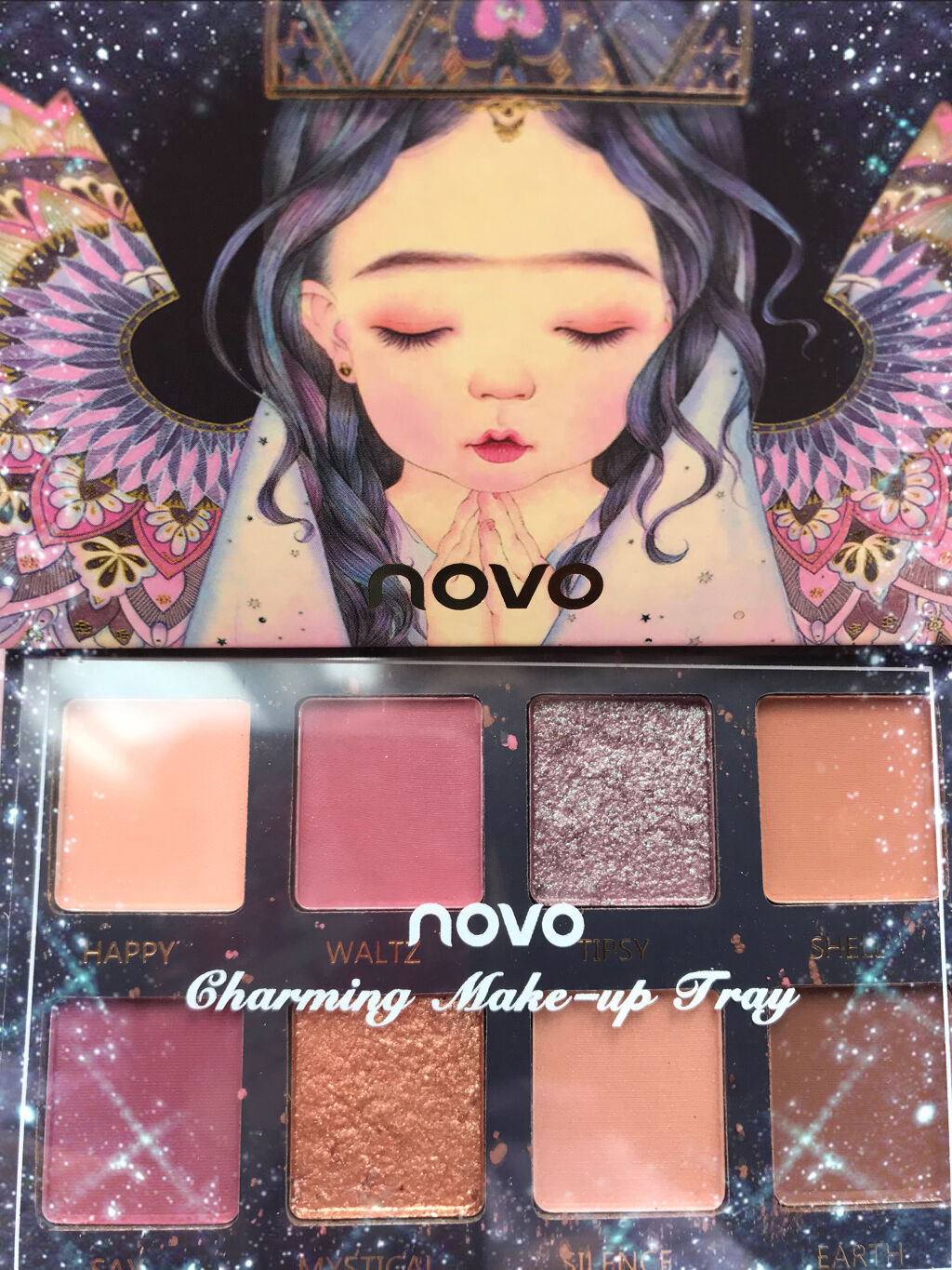 アイシャドウ パレット 8カラー 2/NOVO/アイシャドウパレットを使ったクチコミ（2枚目）