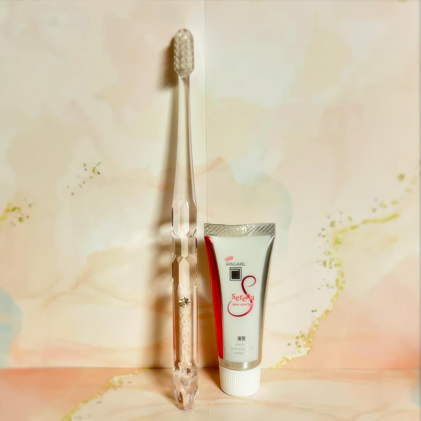 アパガードクリスタル歯ブラシ/アパガード/歯ブラシを使ったクチコミ（1枚目）