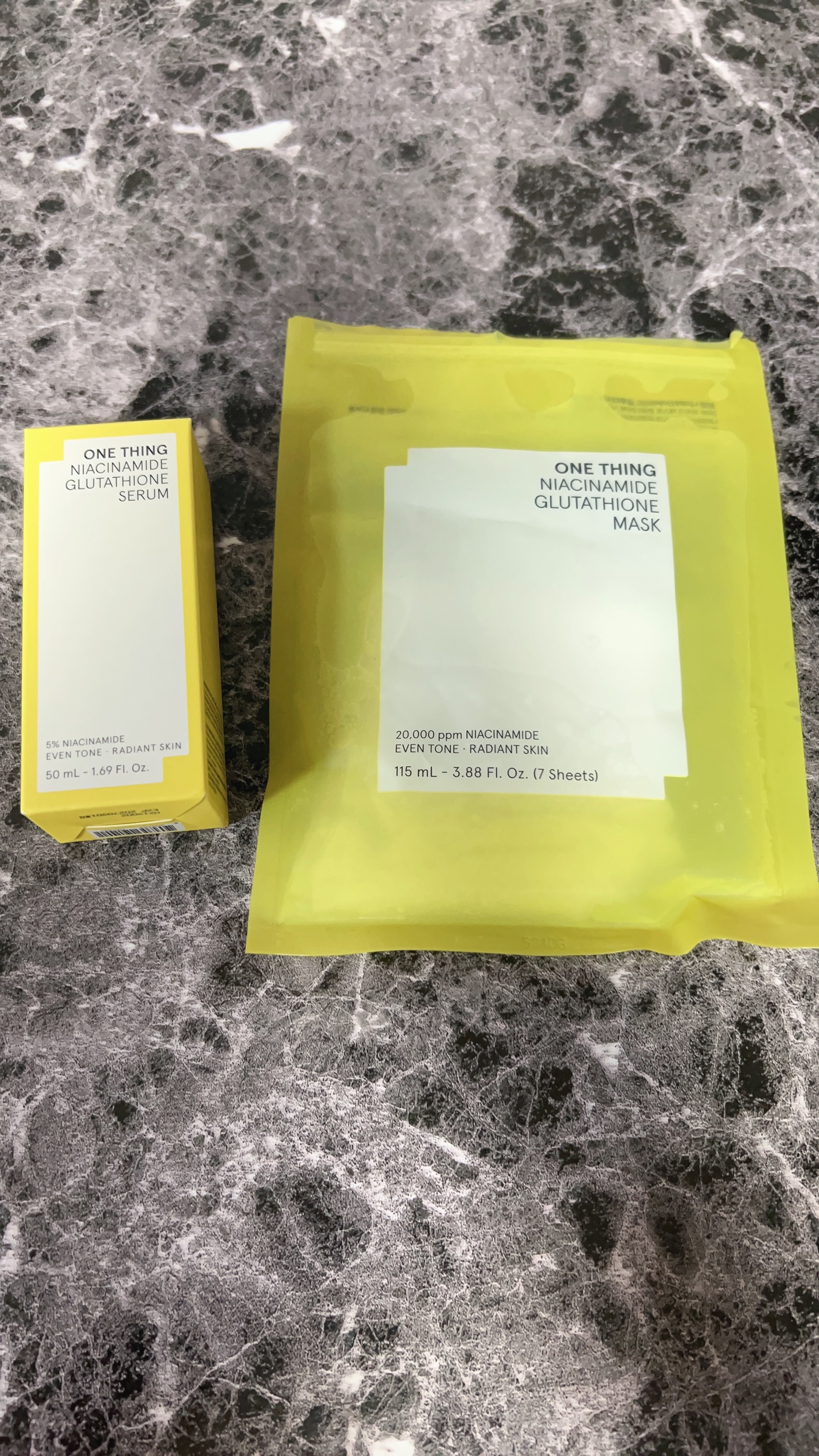 ナイアシンアミドグルタチオンマスク/ONE THING/シートマスク・パックを使ったクチコミ（1枚目）