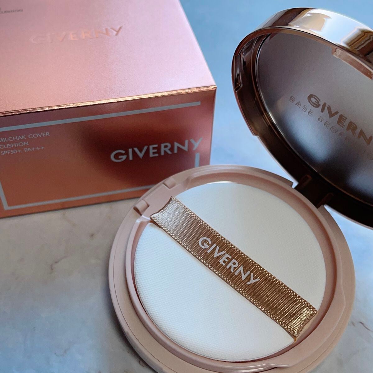密着カバークッション/GIVERNY/クッションファンデーションを使ったクチコミ(2枚目)