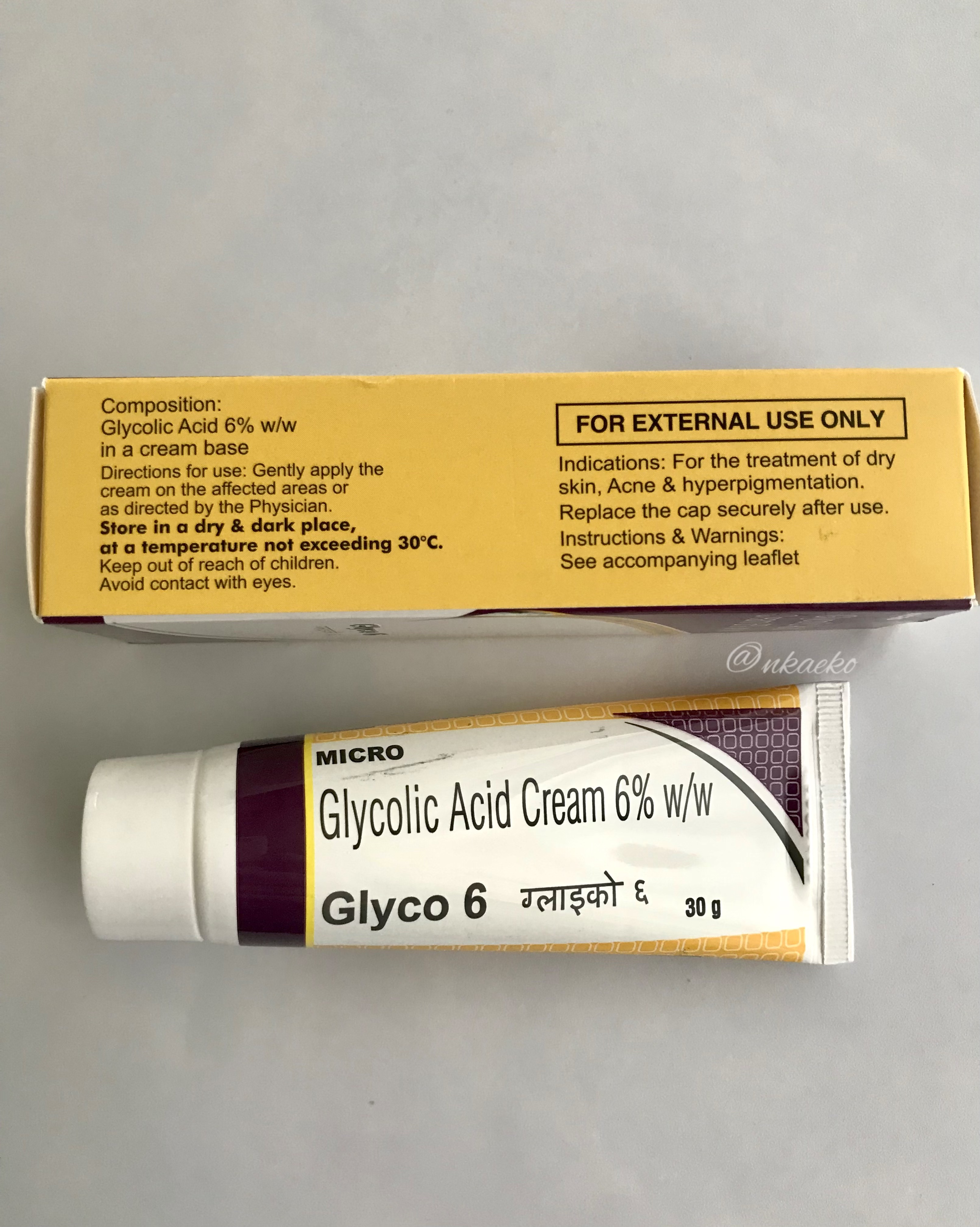 グライコ6クリーム/マイクロラボリミテッド/フェイスクリームを使ったクチコミ（3枚目）