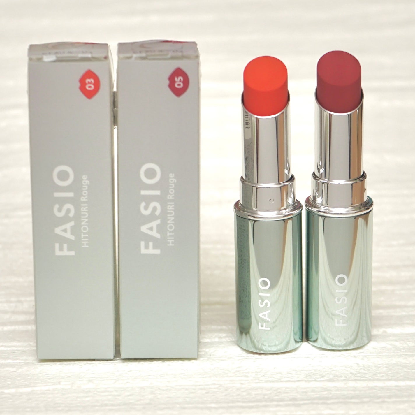 ヒトヌリ ルージュ/FASIO/口紅を使ったクチコミ(2枚目)