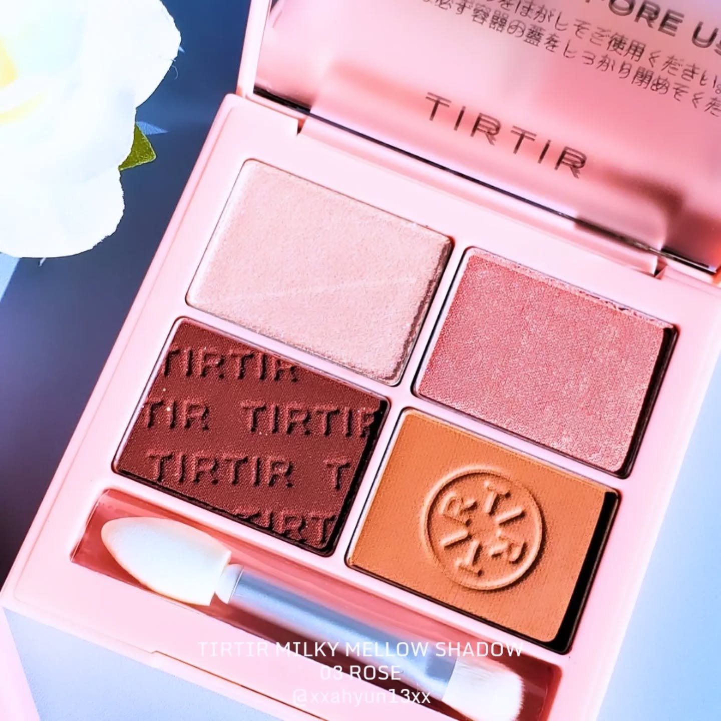 ミルキー メロウ シャドウ 03 ローズ/TIRTIR(ティルティル)/アイシャドウパレットを使ったクチコミ（3枚目）