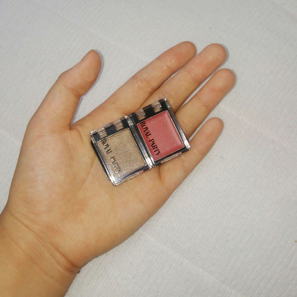 ロイヤルパーティー カスタムアイシャドウ 2P/DAISO/ジェル・クリームアイシャドウを使ったクチコミ(4枚目)