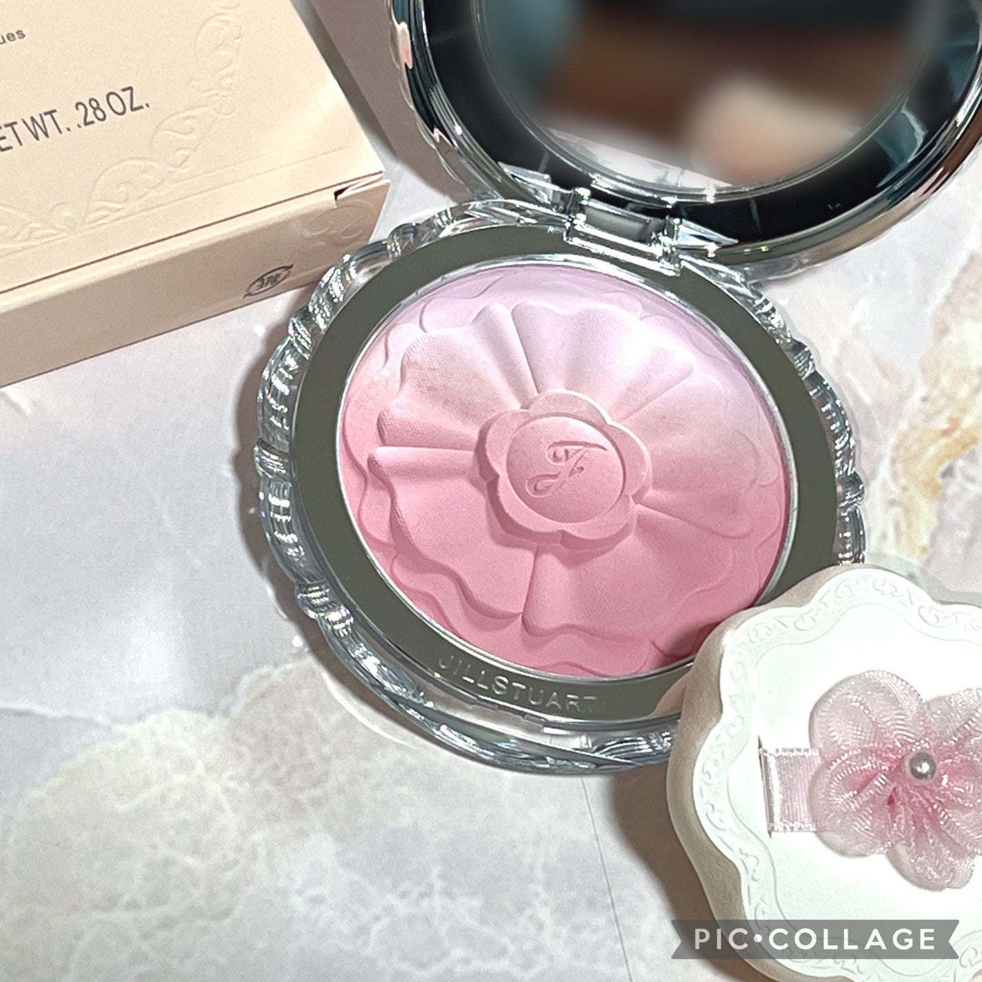 ジルスチュアート パステルペタル ブラッシュ/JILL STUART/パウダーチークを使ったクチコミ(6枚目)