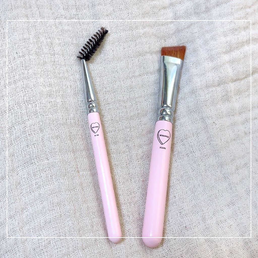 フーミー アイブロウブラシ 熊野筆/WHOMEE/メイクブラシを使ったクチコミ(1枚目)