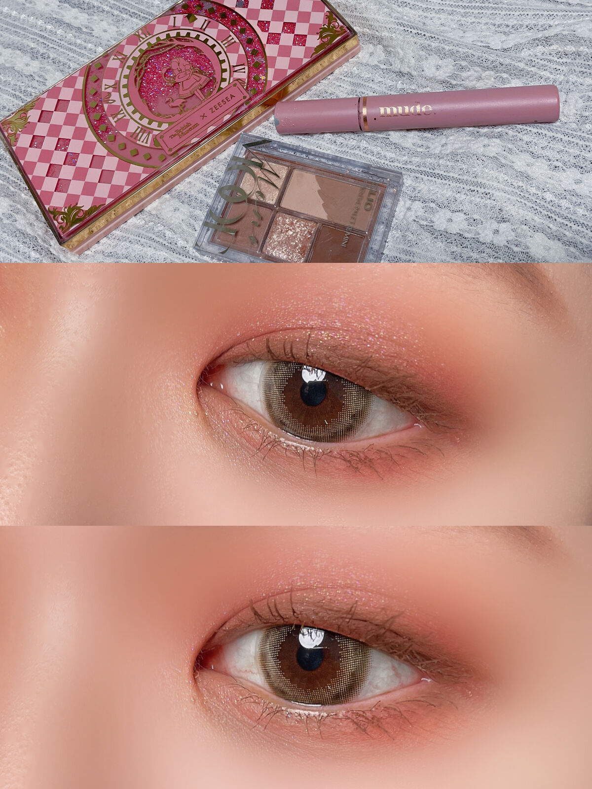 アリスドリームランドシリーズ 12色アイシャドウパレット（ZEESEA×大英博物館）/ZEESEA/アイシャドウパレットを使ったクチコミ（3枚目）