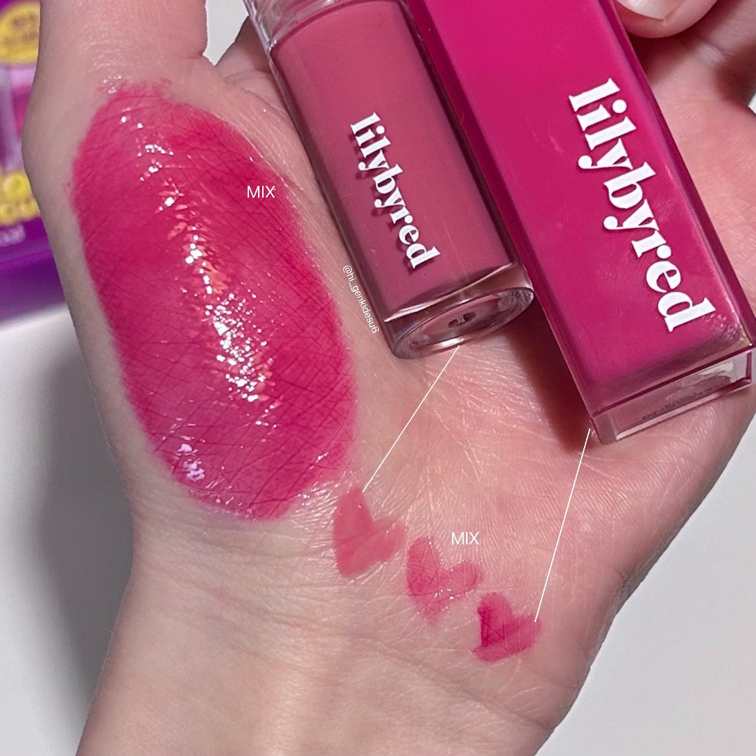 ブラッディライアー コーティングティント 13 フィジーポドバブルガム(Fizzy Podo Bubble Gum)/lilybyred/リップティントを使ったクチコミ（3枚目）