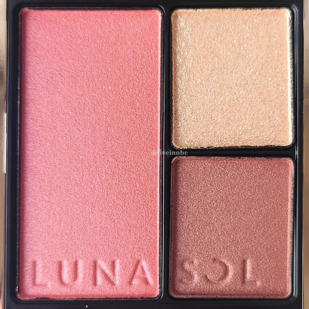 カラーリンググロウパレット/LUNASOL/パウダーチークを使ったクチコミ（2枚目）