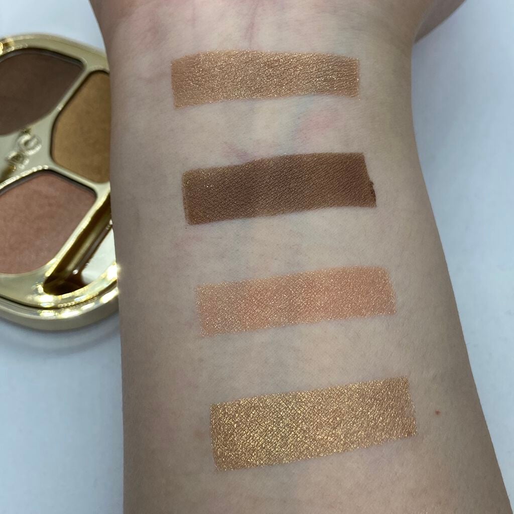 フェリンアイズ インテンスアイシャドウ クアッド/DOLCE&GABBANA BEAUTY/アイシャドウパレットを使ったクチコミ(4枚目)