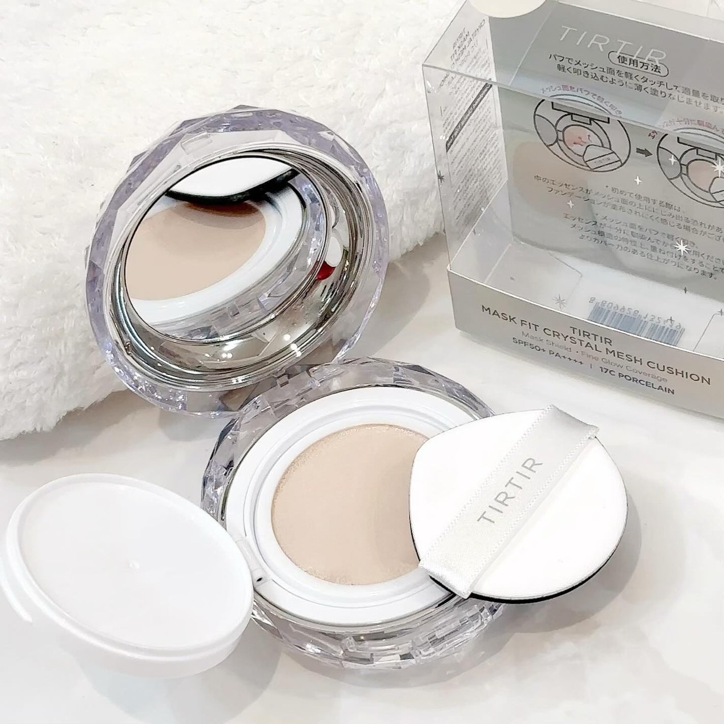 マスクフィット クリスタルメッシュクッション/TIRTIR(ティルティル)/クッションファンデーションを使ったクチコミ(5枚目)