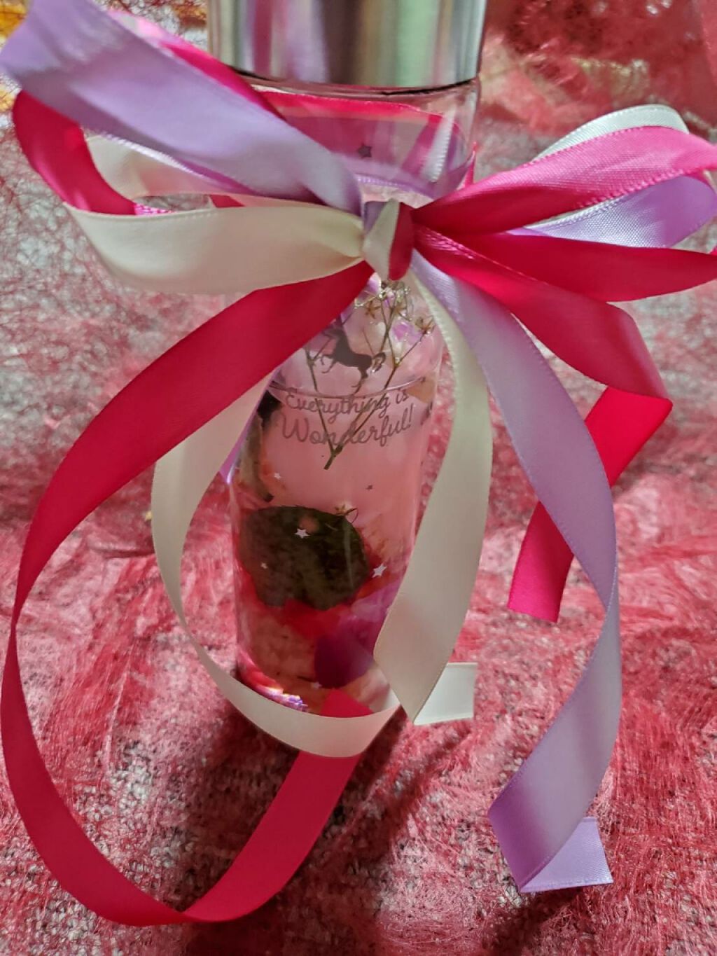 不思議の国のシンデレラ on LIPS 「ドライフラワー作って,ハーバリウムにしてみた〜 可愛い♡..」(1枚目)