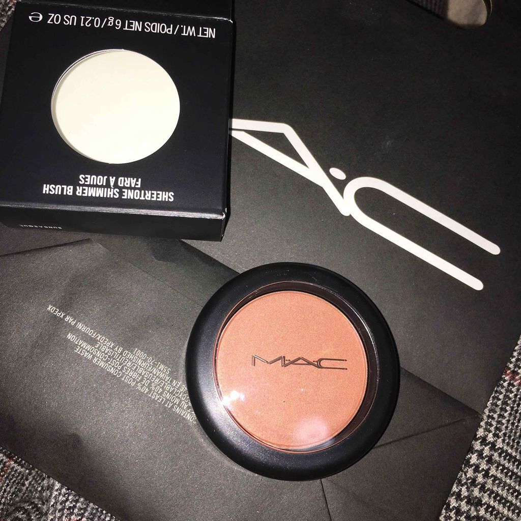 シアトーンブラッシュ/M・A・C/パウダーチークを使ったクチコミ(1枚目)