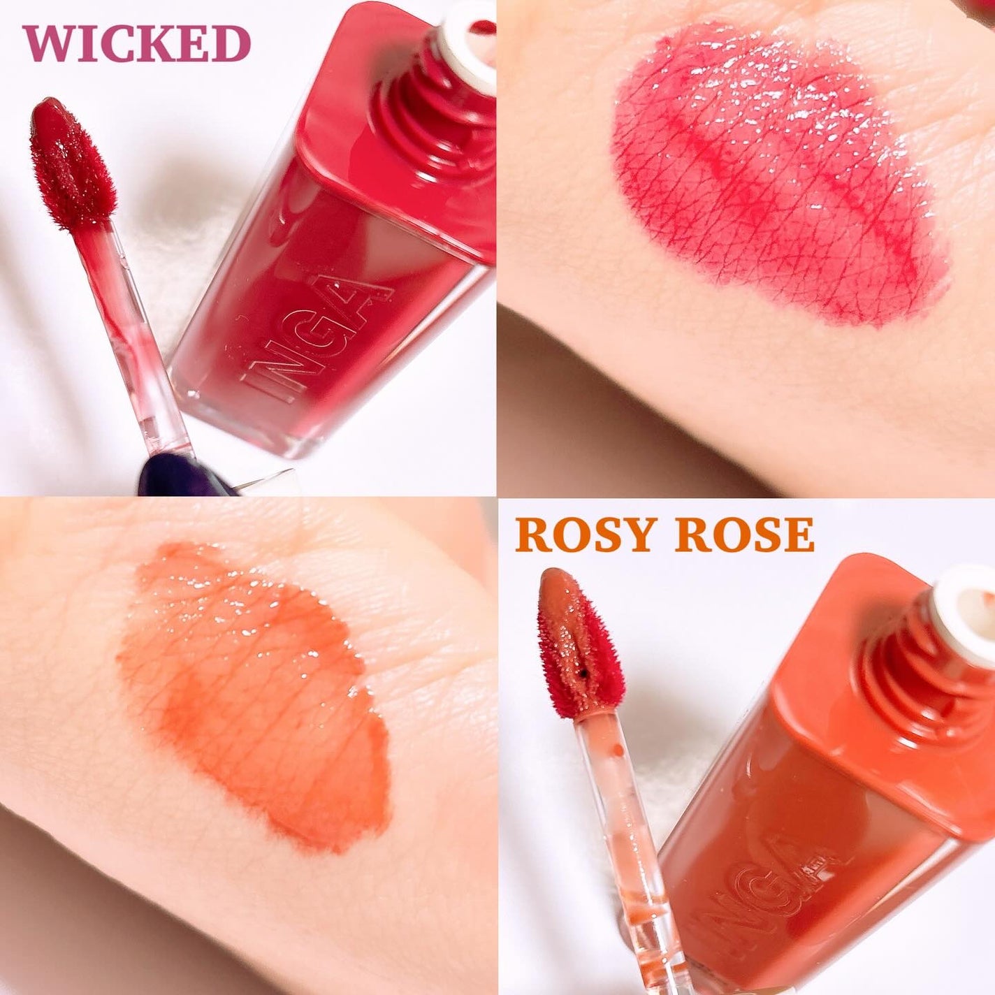 ウォーターグローリップティント/INGA/リップティントを使ったクチコミ(3枚目)