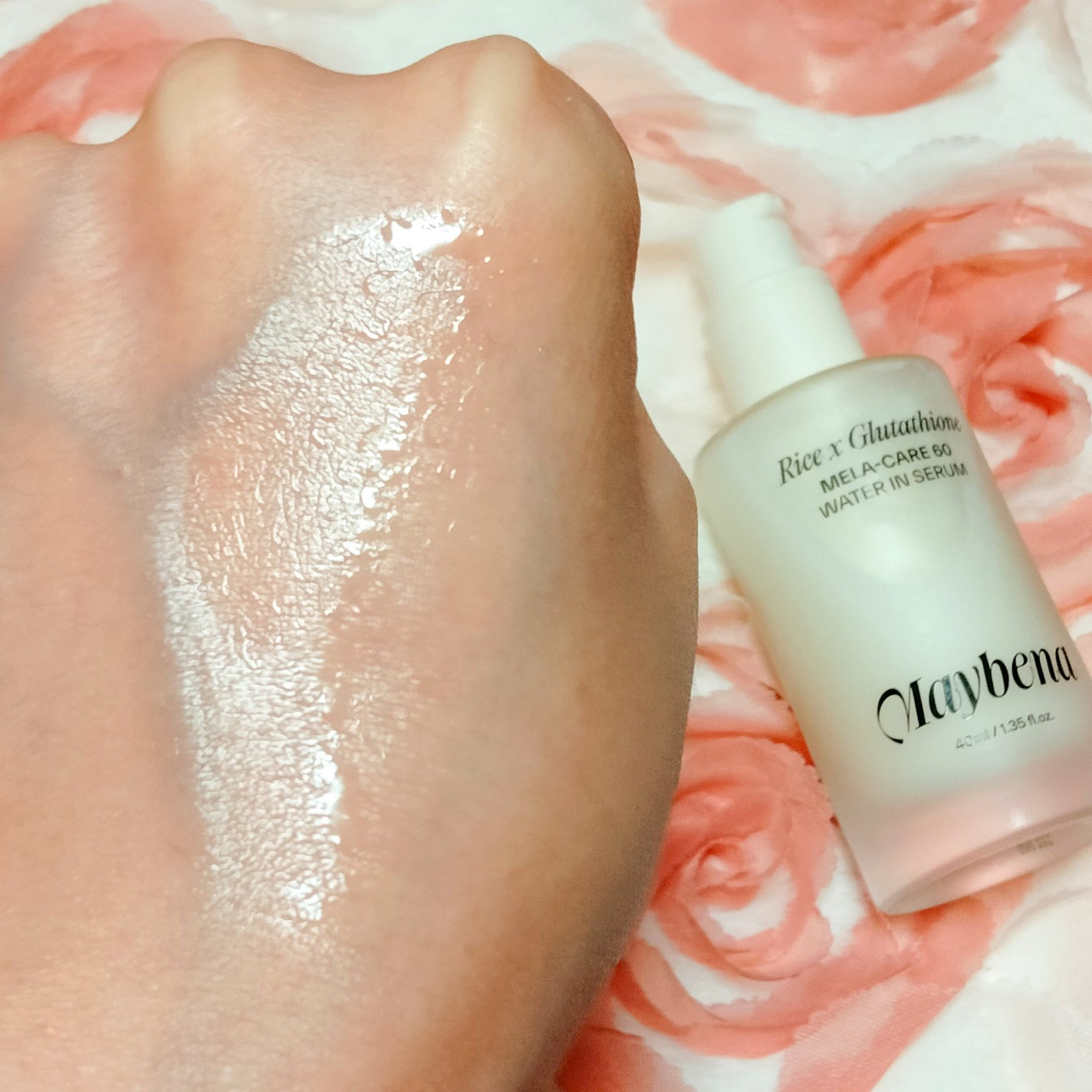 ライスX グルタチオン メラケアー60 ウォーターインセラム/MAYBENA/美容液を使ったクチコミ(3枚目)
