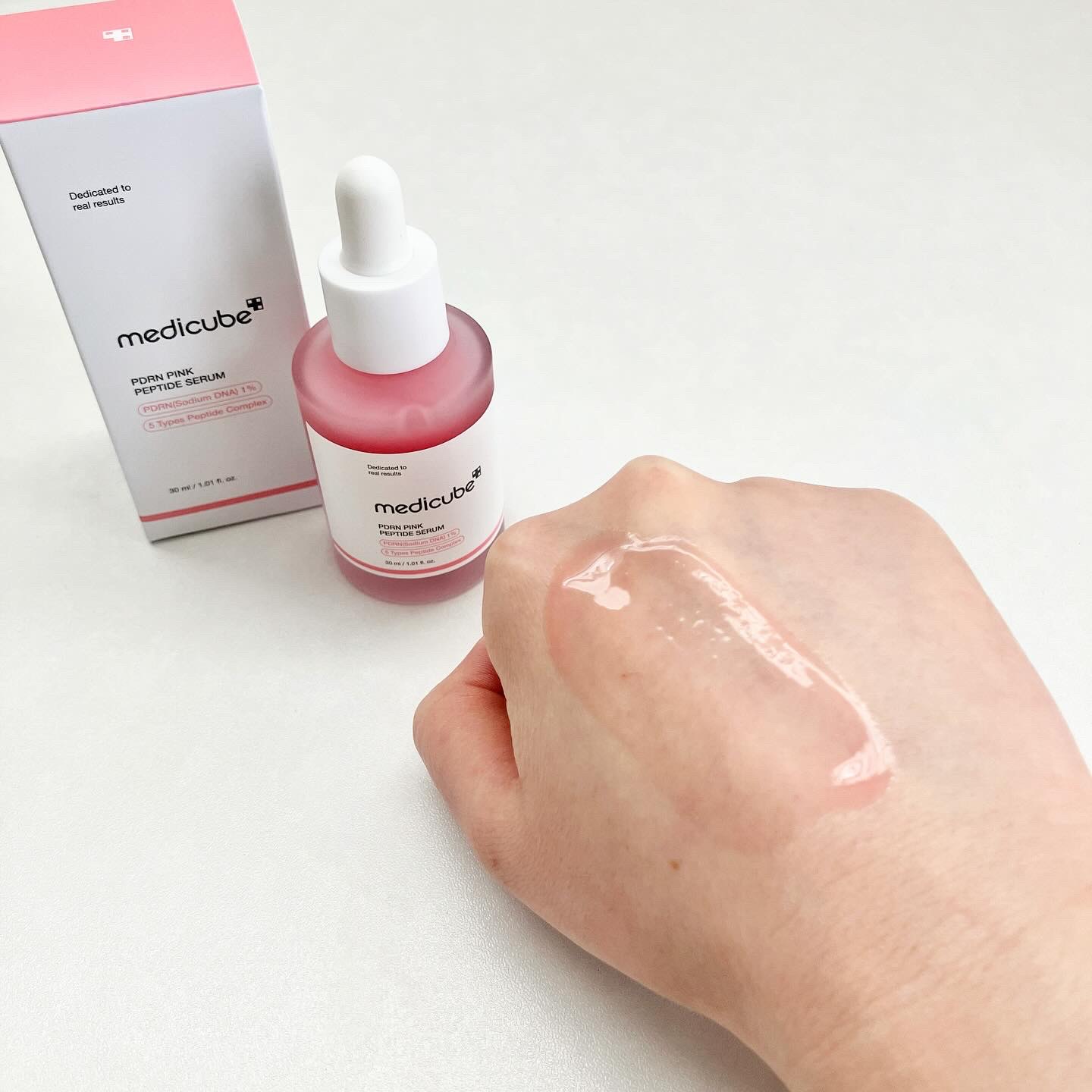 PDRNピンクアンプル PDRN 10,000ppm配合/MEDICUBE/美容液を使ったクチコミ（1枚目）