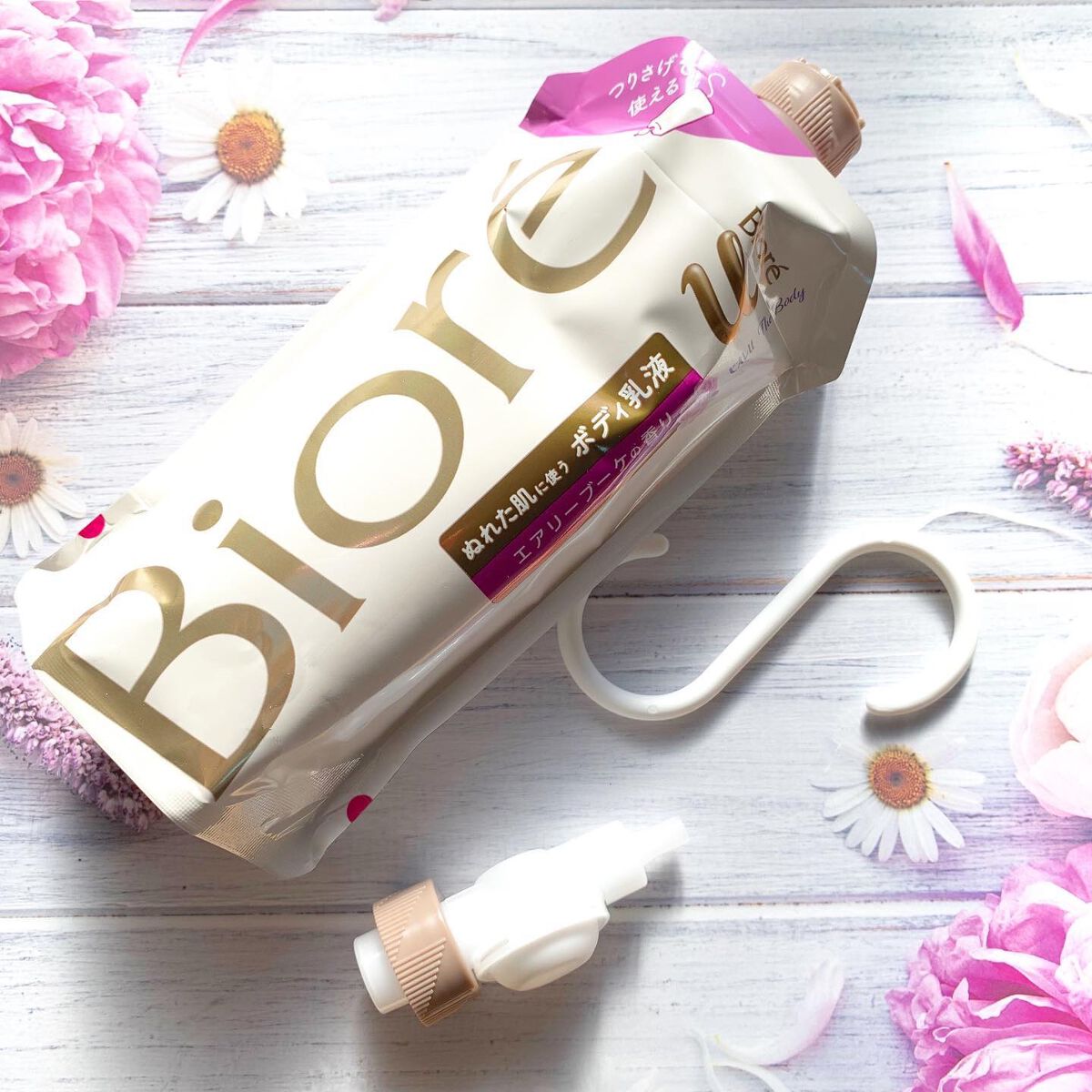 ザ ボディ ぬれた肌に使うボディ乳液 エアリーブーケの香り/ビオレu/ボディミルクを使ったクチコミ(3枚目)