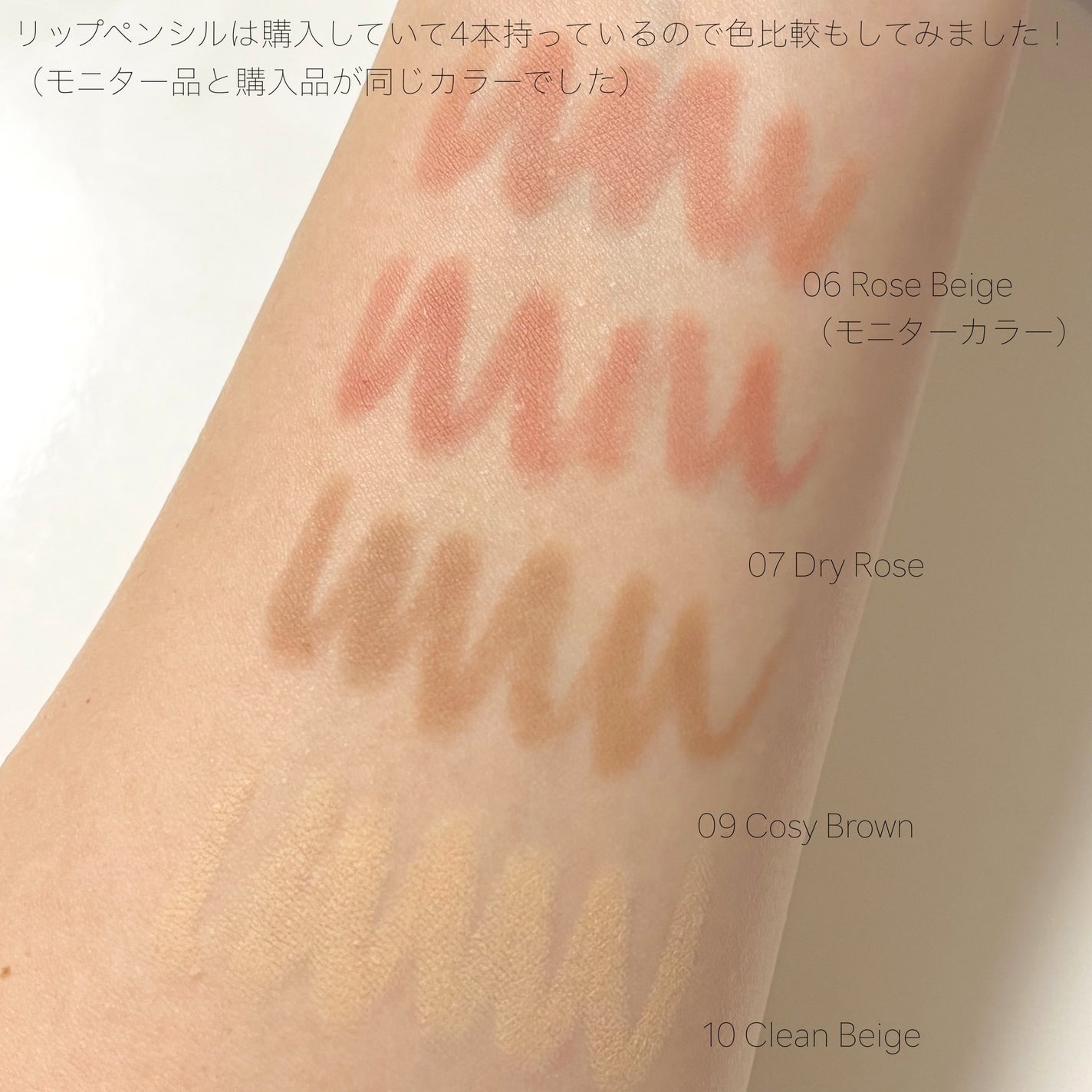 ドットオンムードリップペンシル/Heart Percent/リップライナーを使ったクチコミ(5枚目)