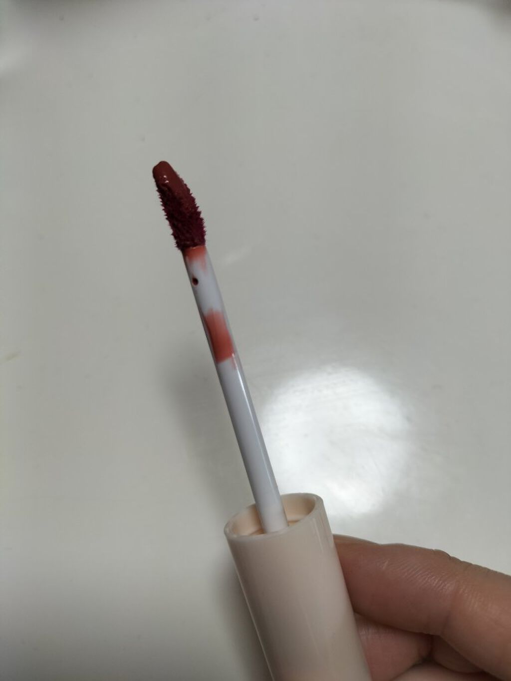 リキッドティントリップ PK01 ピーチ(ピンク系)/パラドゥ/リップティントを使ったクチコミ（2枚目）