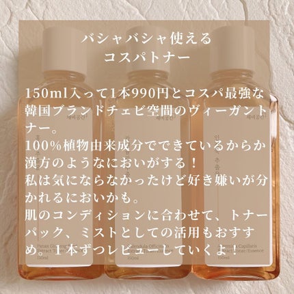 スキンケアトナー/CHAEB GONGGAN/化粧水を使ったクチコミ(2枚目)