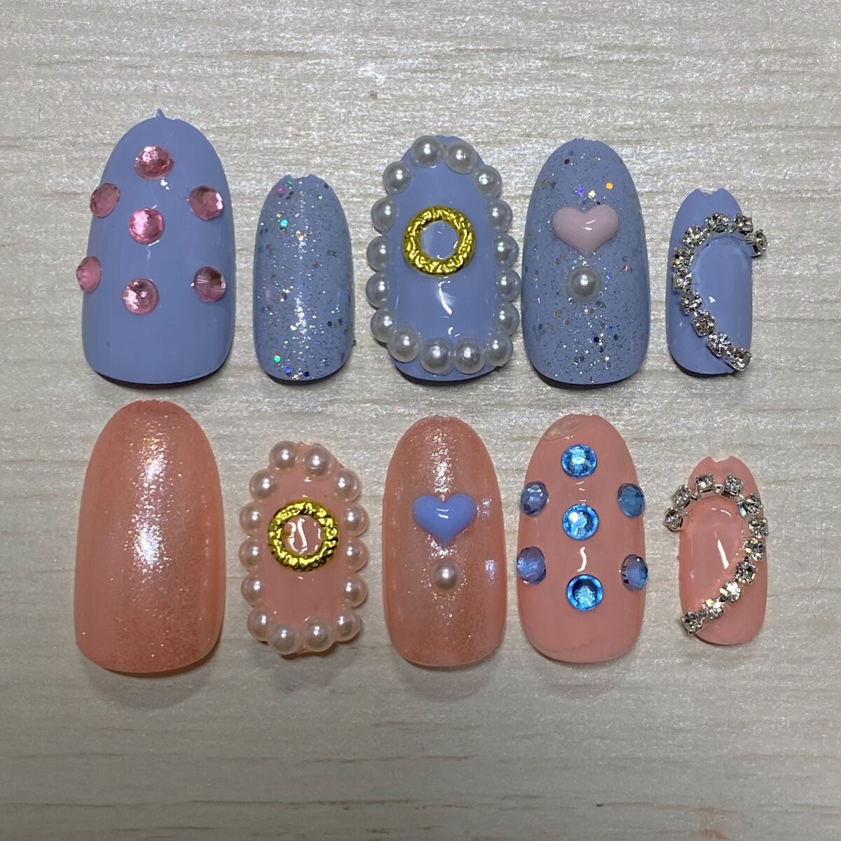 ネイルパーツ/セリア/ネイルチップ・パーツを使ったクチコミ(2枚目)