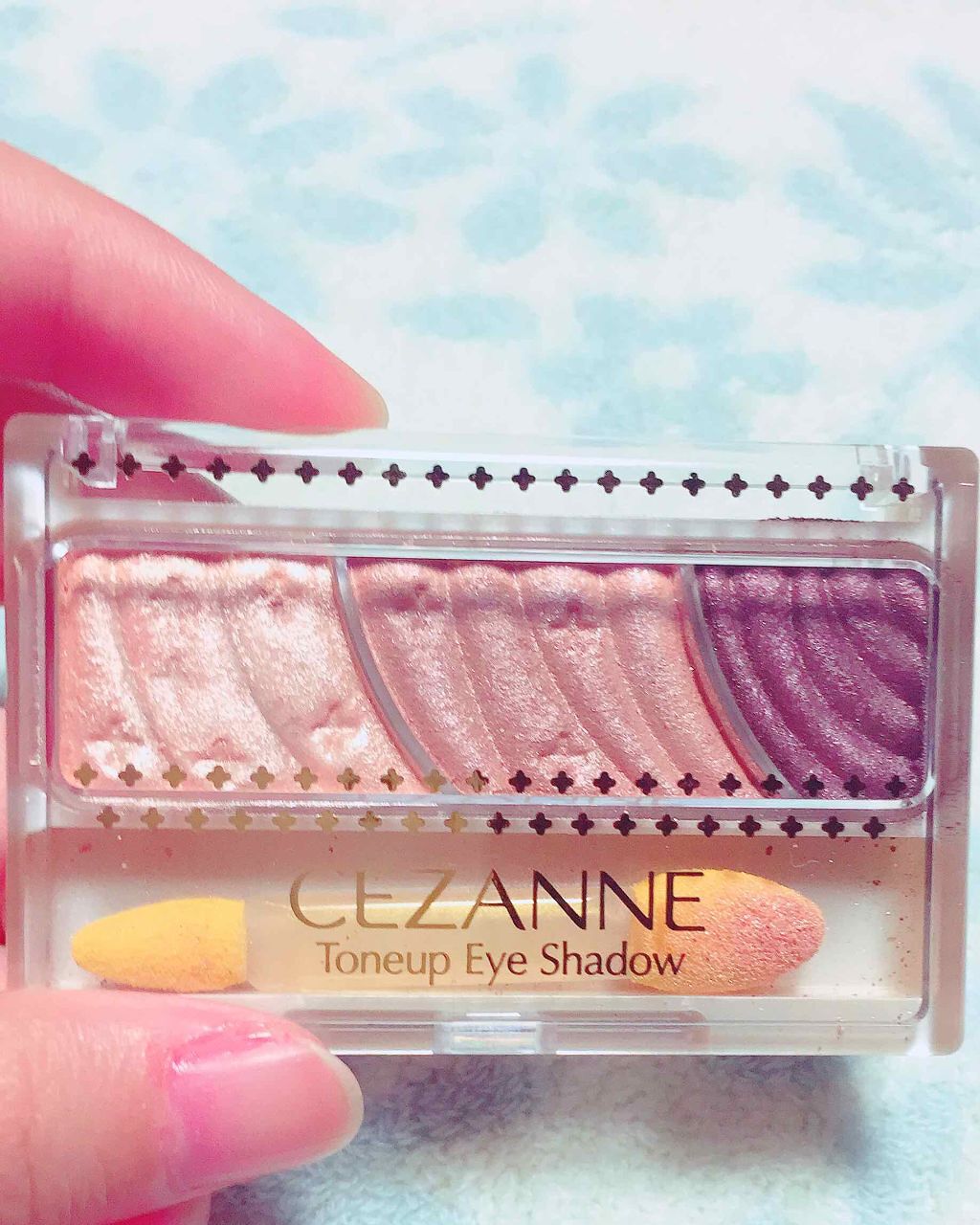 トーンアップアイシャドウ/CEZANNE/アイシャドウパレットを使ったクチコミ(1枚目)