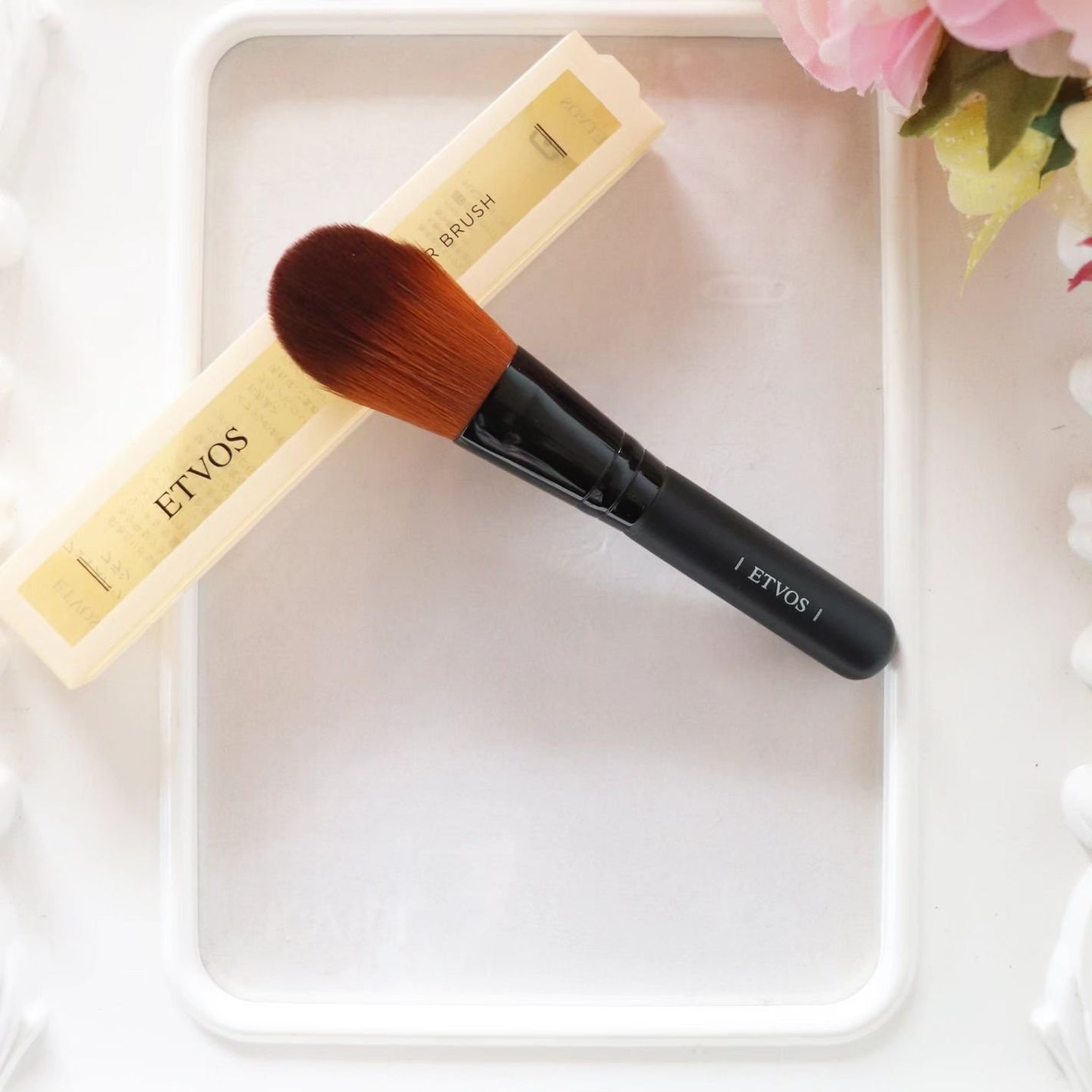 フェイスパウダーブラシ/エトヴォス/メイクブラシを使ったクチコミ(1枚目)