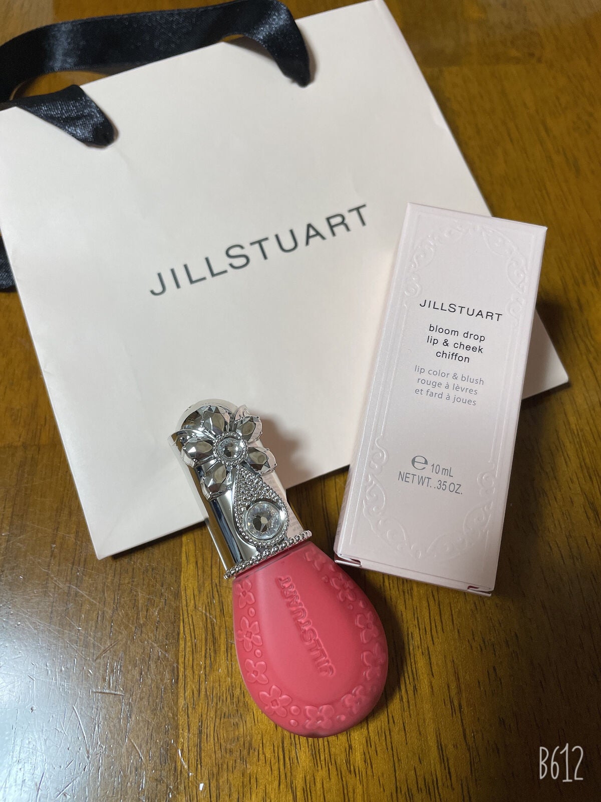 ジルスチュアート ブルームドロップ リップ&チーク シフォン/JILL STUART/リキッドチークを使ったクチコミ(1枚目)