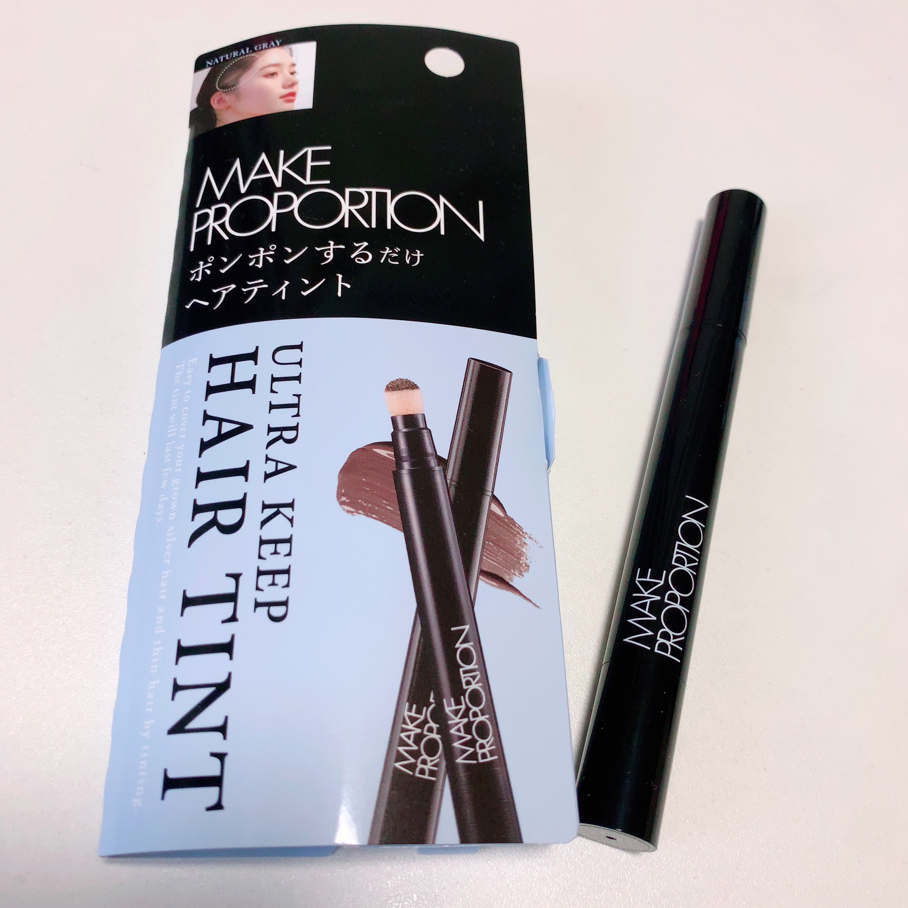 ウルトラキープヘアティント ナチュラルグレー/メイクプロポーション/ヘアカラーを使ったクチコミ（1枚目）