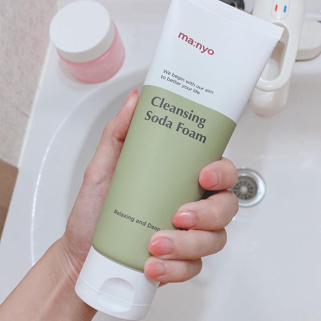 ソーダ洗顔料/manyo/洗顔フォームを使ったクチコミ(1枚目)