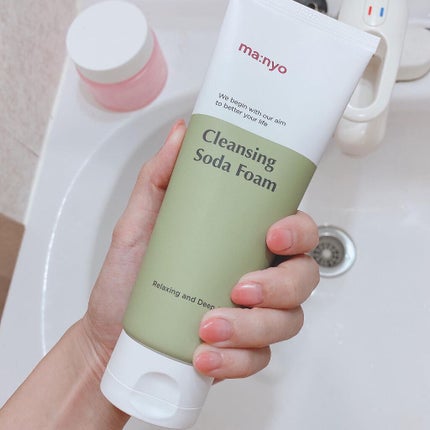 ソーダ洗顔料/manyo/洗顔フォームを使ったクチコミ(1枚目)