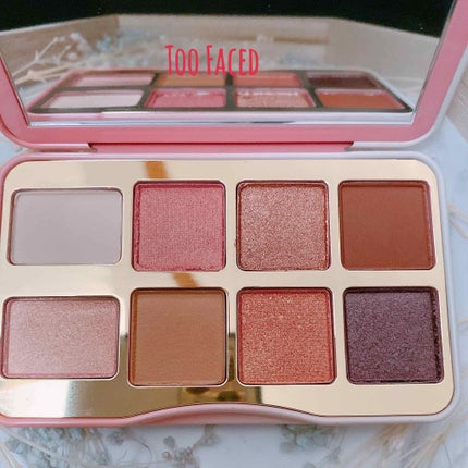 ティックルドピーチ ミニ アイシャドウ パレット/Too Faced/アイシャドウパレットを使ったクチコミ(2枚目)