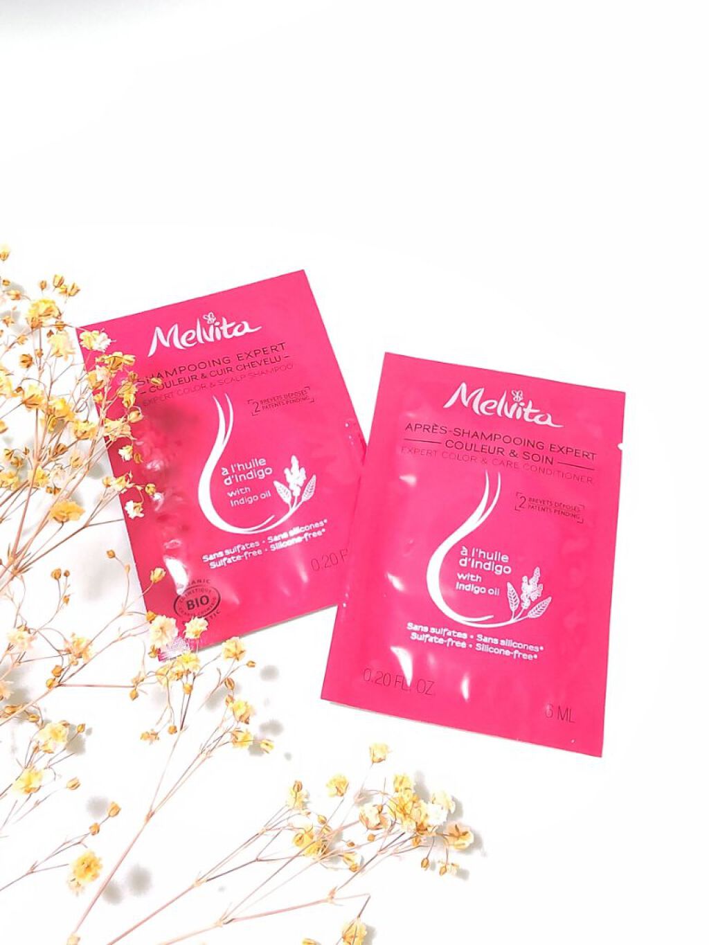 インディゴオイル シャンプー シャイン＆スカルプ／コンディショナー シャイン＆スカルプ/Melvita/市販シャンプーを使ったクチコミ（1枚目）