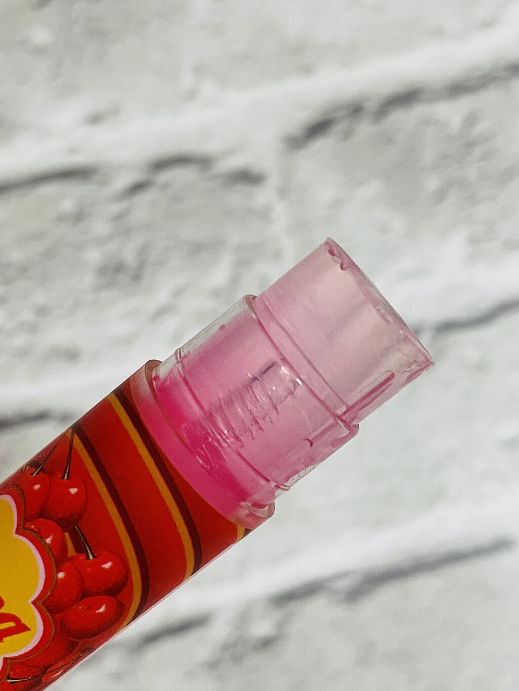 デリシャスリップクリーム Chupa Chups（チュッパチャプス） チェリーの香り/デリシャスリップクリーム/リップクリームを使ったクチコミ（2枚目）