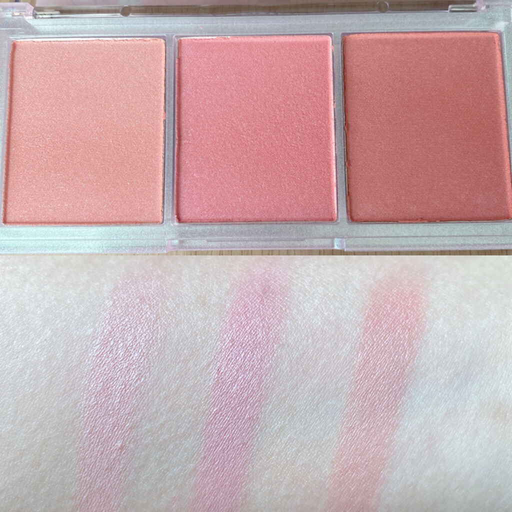 All Take Mood Cheek Palette/PERIPERA/パウダーチークを使ったクチコミ（2枚目）