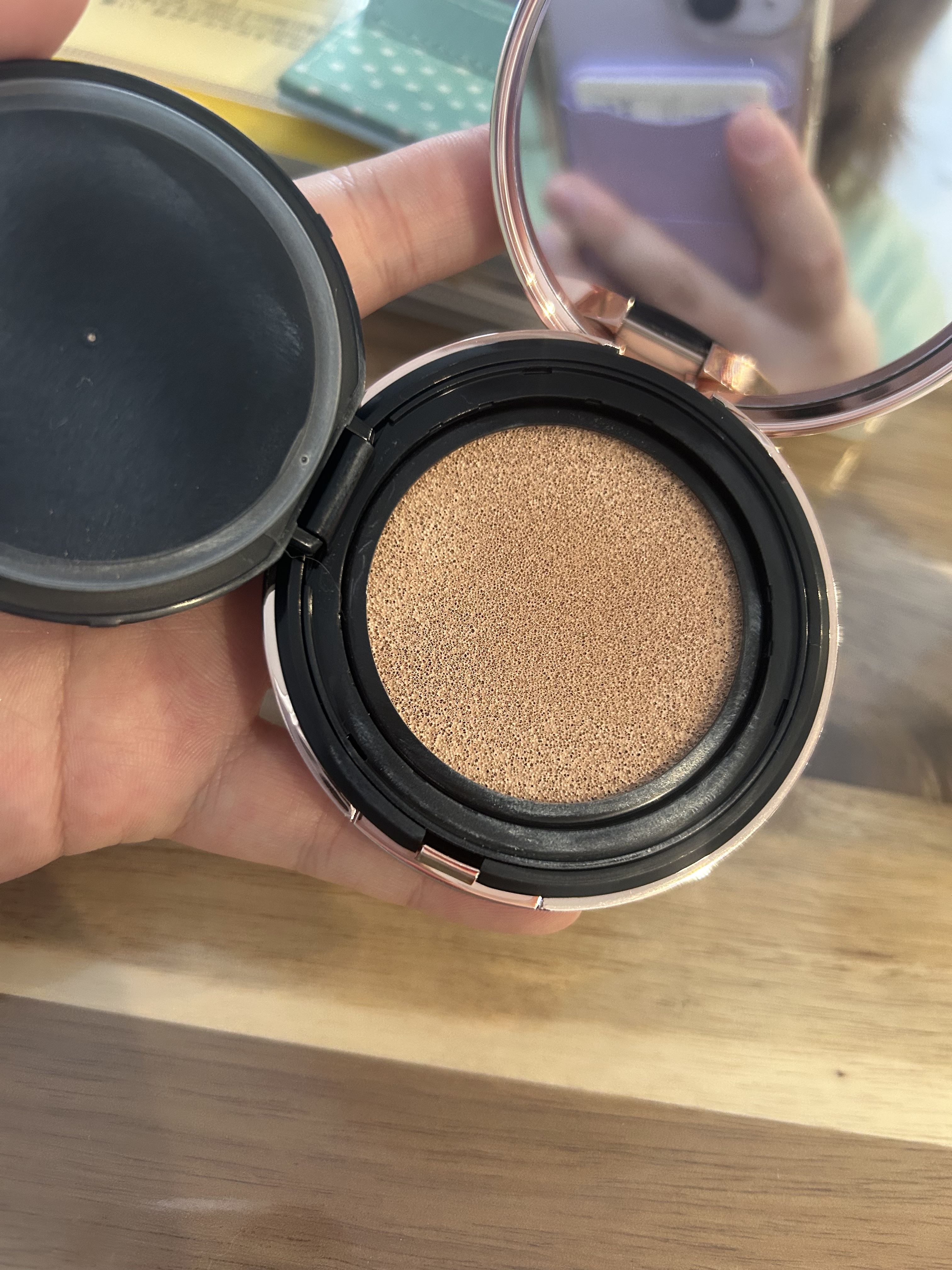 シピシピ フィットスキンクッション/CipiCipi/クッションファンデーションを使ったクチコミ（2枚目）