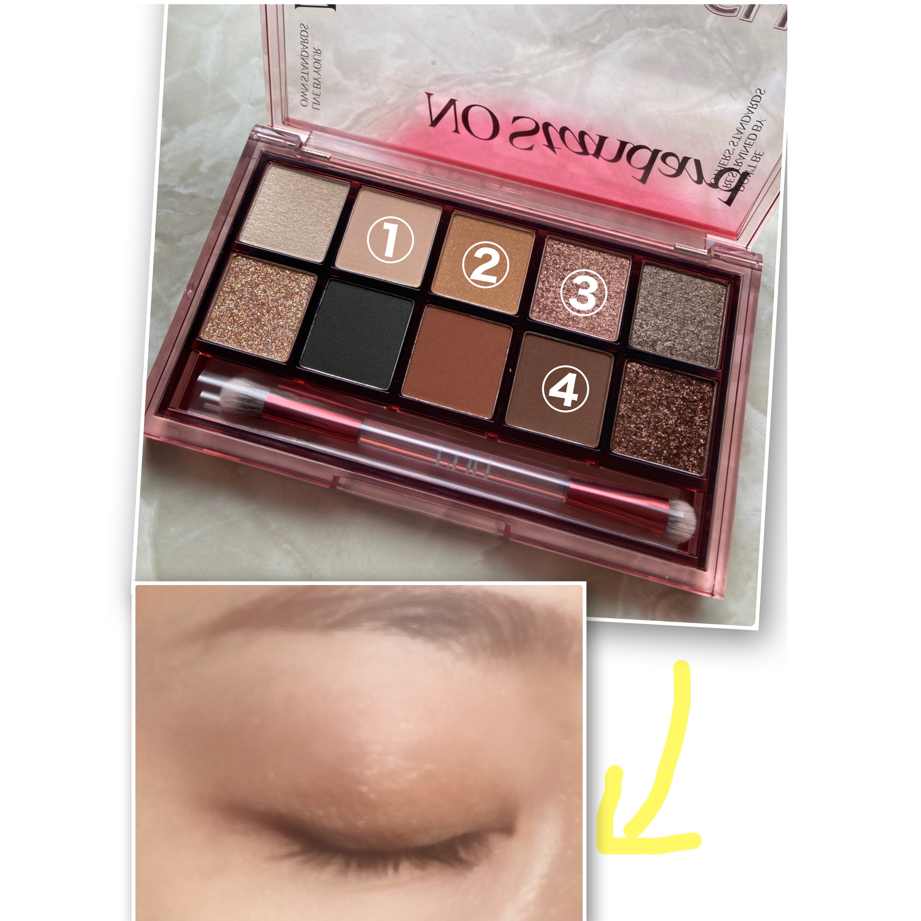 プロ アイ パレット/CLIO/アイシャドウパレットを使ったクチコミ（2枚目）