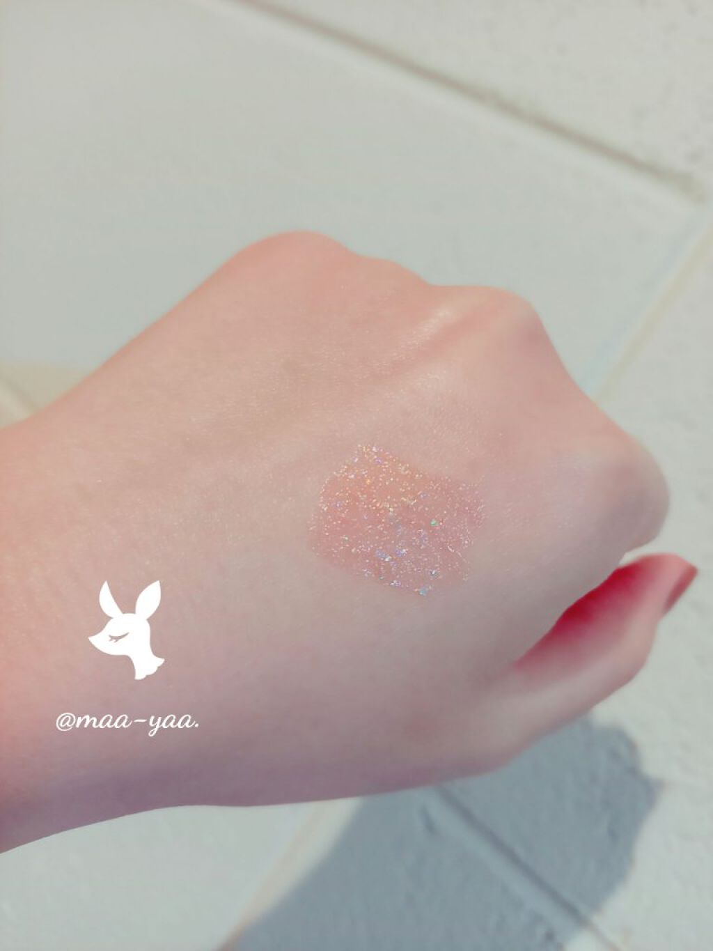 シュガー トゥインクル リキッド グリッター/PERIPERA/グリッターを使ったクチコミ（2枚目）