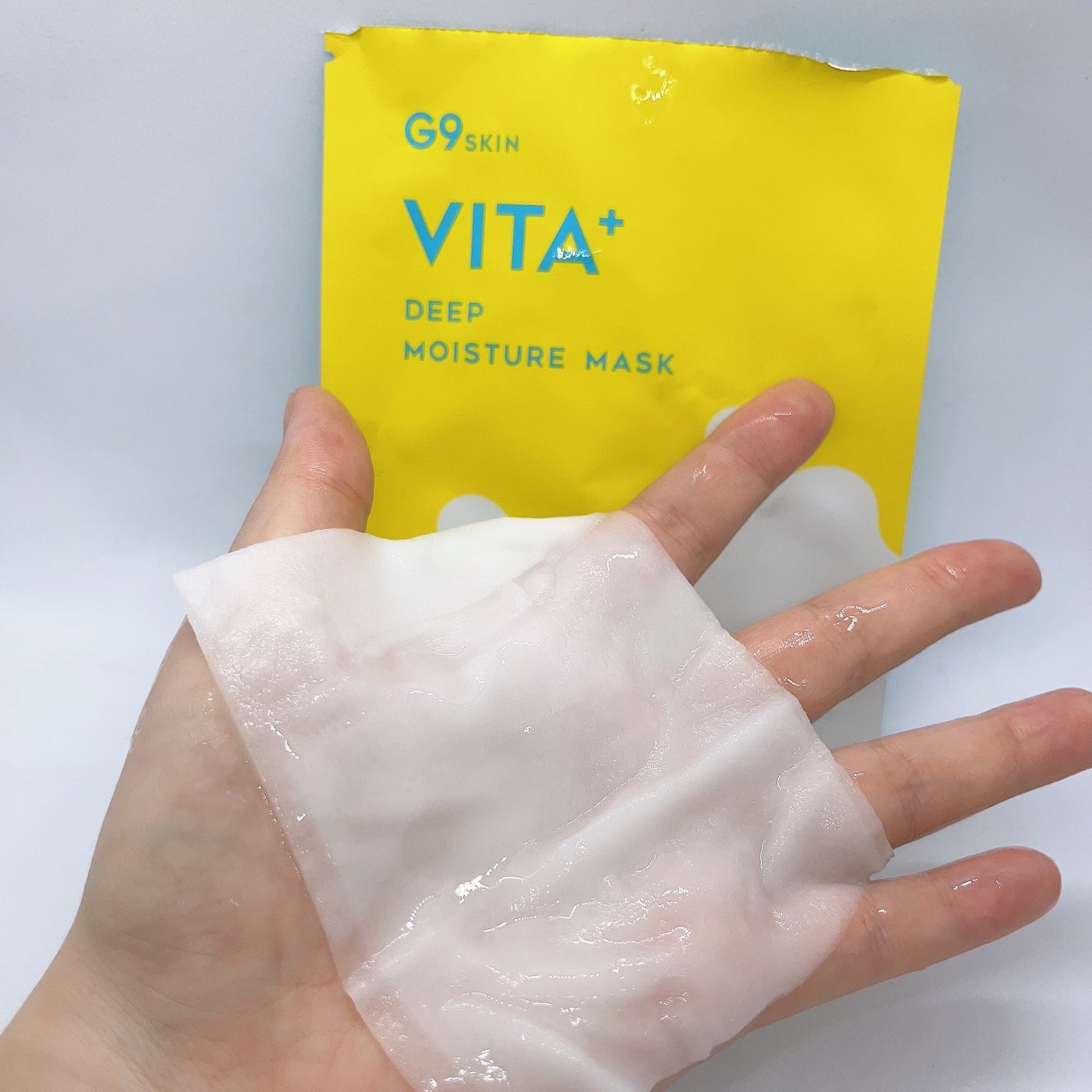 ビタプラス ディープモイスチャーマスク/G9SKIN/シートマスク・パックを使ったクチコミ(3枚目)