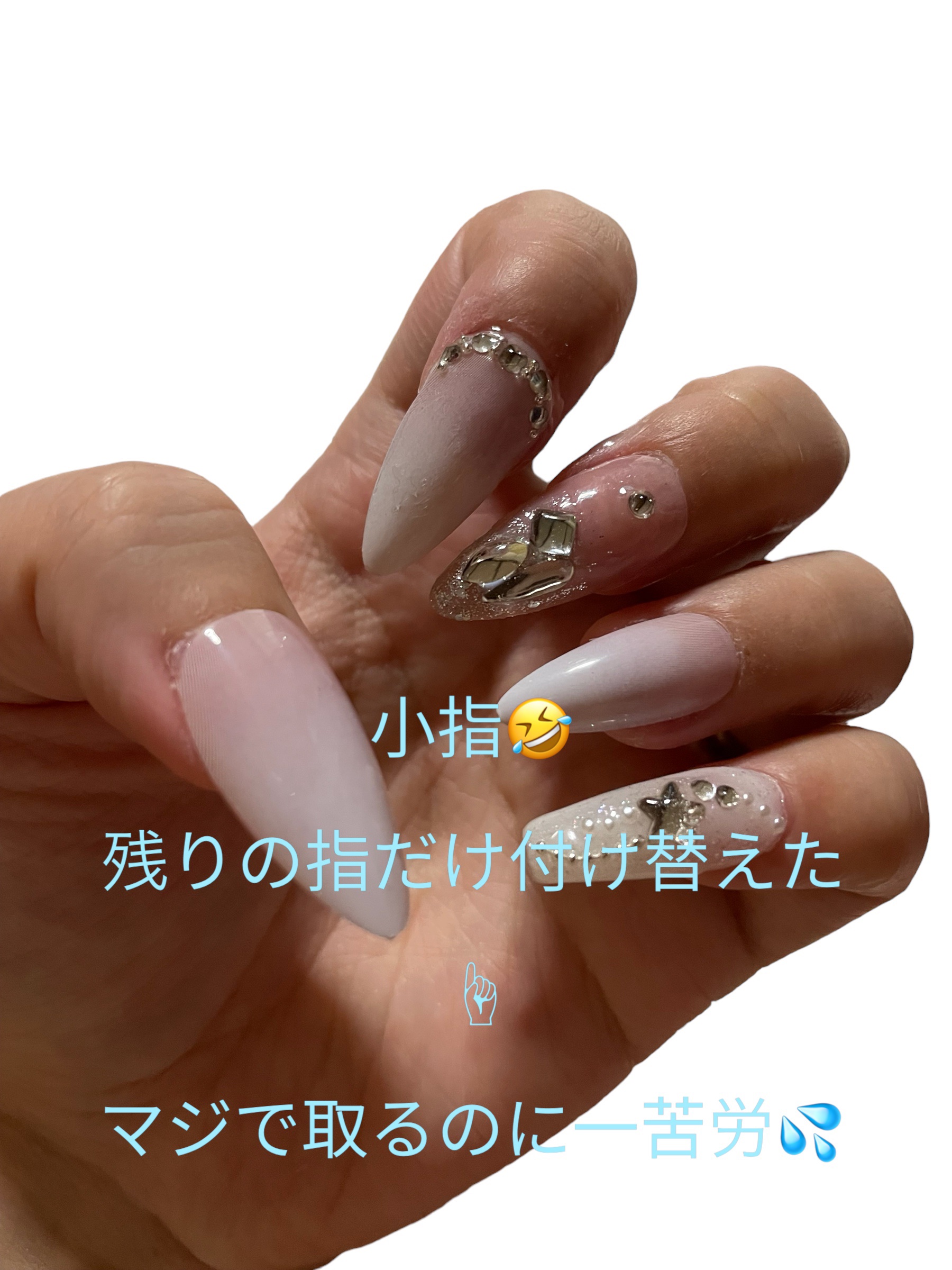 ネイルチップ/SHEIN/ネイルチップ・パーツを使ったクチコミ（2枚目）