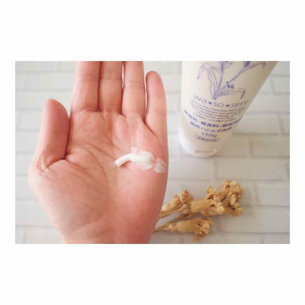 ハトムギ洗顔フォーム/岡インターナショナル/洗顔フォームを使ったクチコミ（2枚目）