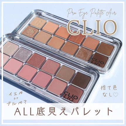 プロ アイ パレット エアー/CLIO/アイシャドウパレットを使ったクチコミ(1枚目)