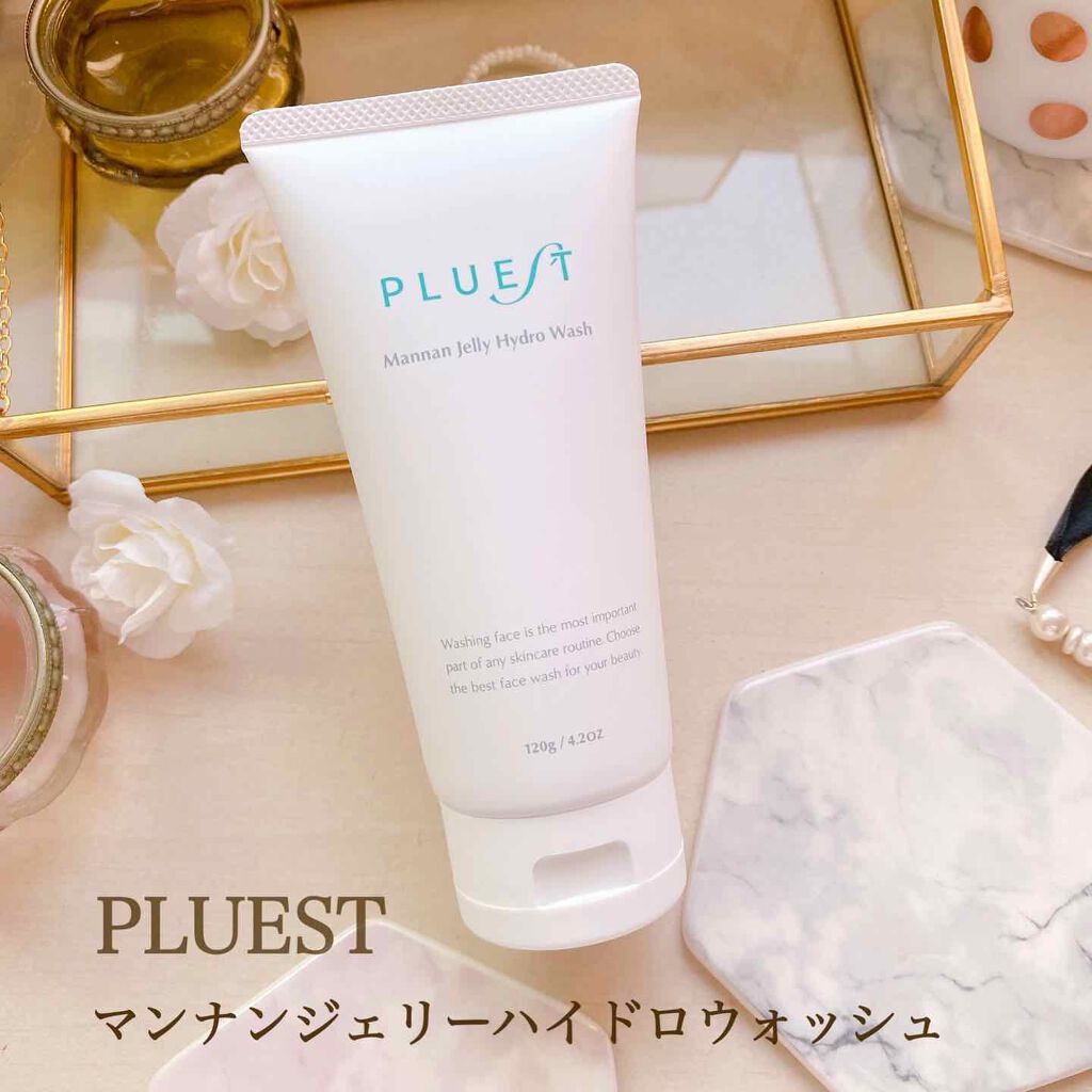 マンナンジェリーハイドロウォッシュ/PLUEST/洗顔料を使ったクチコミ(1枚目)